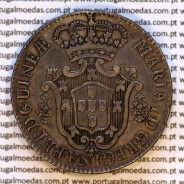 12 Macutas silver 1796 of portuguese queen D. Maria I (1786-1799), Angola Former Colony of Portugal, W.Coins Angola KM 36