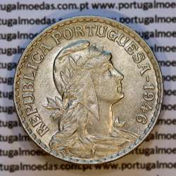 1 Escudo 1946 Alpaca, 1$00 1946 alpaca Republica Portuguesa, (Bela-), World Coins Portugal KM 578