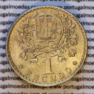1 Escudo 1946 Alpaca, 1$00 1946 alpaca Republica Portuguesa, (Bela-), World Coins Portugal KM 578