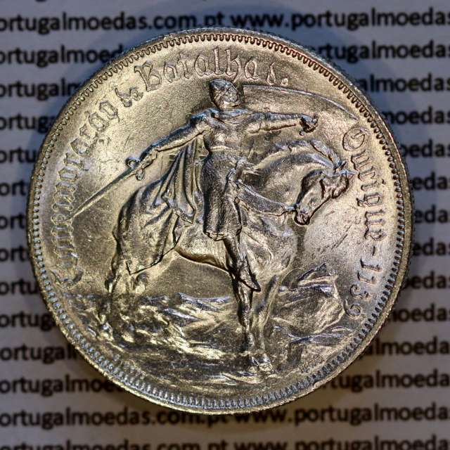 Portugal, commemorative coin 10 Escudos silver 1928 Battle of Ourique, 10$00 silver 1928, (UNC), World Coins Portugal KM 579