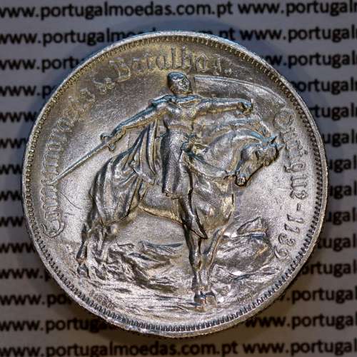 Portugal, commemorative coin 10 Escudos silver 1928 Battle of Ourique, 10$00 silver 1928, (AU/UNC), World Coins Portugal KM 579