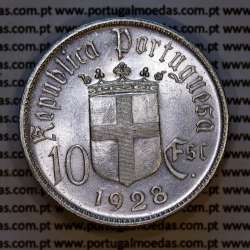 Portugal, commemorative coin 10 Escudos silver 1928 Battle of Ourique, 10$00 silver 1928, (AU/UNC), World Coins Portugal KM 579