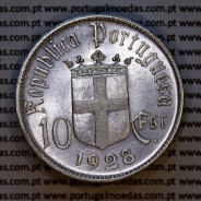 10 Escudos prata 1928 Batalha de Ourique, 10$00 prata 1928,  (Bela/Soberba), World Coins Portugal KM 579
