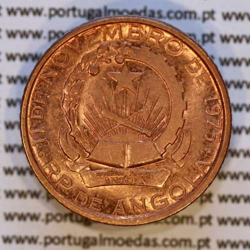 Angola coin, 50 Kwanzas 1991 copper, People's Republic of Angola, (AU/UNC), World Coins Angola KM 91
