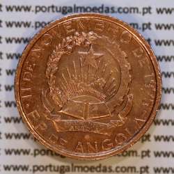 50 Kwanzas 1991 cobre, Republica Popular de Angola, (MBC+/Bela), World Coins Angola KM 91