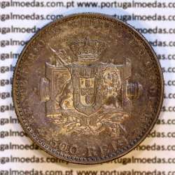Portugal, silver coin of 500 réis 1910 D. Manuel II, commemorative of the Peninsular War, (VF+/XF), World Coins Portugal KM 556