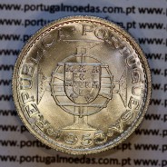 Cabo Verde, 10 Escudos 1953 prata, 10$00 escudo 1953 Prata da Ex-colónia portuguesa,  (Soberba), World Coins Cape Verde KM10d