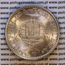 Saint Thomas & Prince, Copper-nickel coin 10 escudos 1971, 10$00 escudos 1971, Former Portuguese Colony, (UNC), WorldCoins KM 23