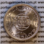 Angola 2$50 1968 cuproníquel, (2 escudos e 50 centavos 1968), (Soberba) 2 1/2 Escudos 1968 Nickel  World Coins Angola KM#77