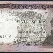 20 Escudos Banknote 1964 Saint Anthony, 20$00 26/05/1964 Plate: 7 - Bank of Portugal (Circulated), Pick 167