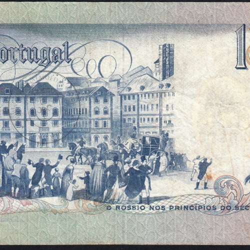 100 Escudos 1981 Bocage 24/02/1981, 100$00 One Hundred Escudos 24/02/1981 Plate: 8 Bank of Portugal, (C), Pick 178b