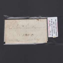 Carta Pré-Filatélica circulada de Celorico "SELORICO" para Lisboa datada de 27-06-1836