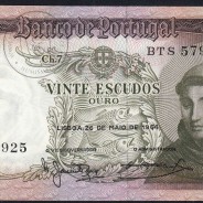 20 Escudos Banknote 1964 Saint Anthony, 20$00 26/05/1964 Plate: 7 - Bank of Portugal (Little Circulated), Pick 167