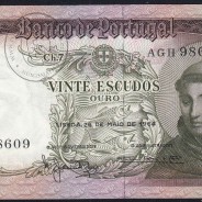 20 Escudos Banknote 1964 Saint Anthony, 20$00 26/05/1964 Plate: 7 - Bank of Portugal (Little Circulated), Pick 167