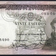20 Escudos Banknote 1964 Saint Anthony, 20$00 26/05/1964 Plate: 7 - Bank of Portugal (Little Circulated), Pick 167