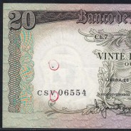 20 Escudos Banknote 1964 Saint Anthony, 20$00 26/05/1964 Plate: 7 - Bank of Portugal (Circulated), Pick 167