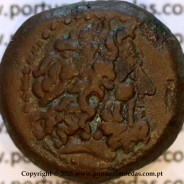 Bronze coin Hemiobol (AE17), Ptolemy II Philadelphos (285–246 BC), Ptolemaic Kingdom, Alexandria, Egypt, ΠTOΛΕΜΑΙΟΥ ΒΑΣΙΛΕΩΣ