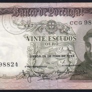 20 Escudos Banknote 1964 Saint Anthony, 20$00 26/05/1964 Plate: 7 - Bank of Portugal (Little Circulated), Pick 167