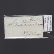 Carta Pré-Filatélica circulada de Celorico "SELORICO" para Vale de Remígio datada de 26-07-1838