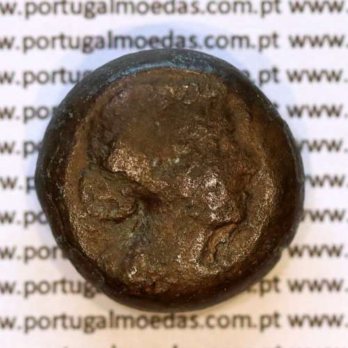 Bronze coin, Obol (AE20), Cleopatra VII, Thea Neotera (51–30 BC), ΚΛΕΟΠΑΤΡΑΣ ΒΑΣΙΛΙΣΣΗΣ, Ptolemaic Kingdom, Alexandria, Egypt