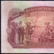 500 Escudos 1952 D.João IV 11/03/1952, 500$00 Quinhentos Escudos Chapa:8 Banco de Portugal, (C), Pick 158