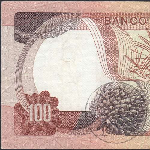 Capicua Real - Nota de 100 Escudos 1972 Marechal Carmona, 100$00 24/11/1972 - Banco de Angola (Circulada), Pick 101