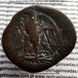 Bronze Diobol (AE28), 15.52 g, Ptolemy I Soter (305–282 BC), Mint – A, ΠΤΟΛΕΜΑΙΟΥ ΒΑΣΙΛΕΩΣ, Ptolemaic Kingdom, Egypt