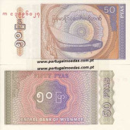 BURMA/MYANMAR - NOTA DE 50 PYAS 1994 ( NÃO CIRCULADA )