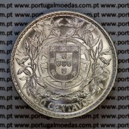 50 centavos 1916 prata, $50 centavos prata 1916 da Republica Portuguesa, (Soberba), World Coins Portugal KM 561 02