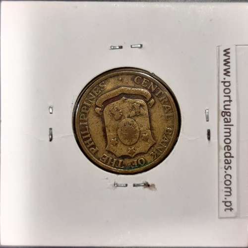 Philippines 5 Centavos 1963 Brass, (VF), Coins of the World Philippines KM 187