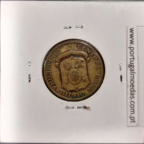 Philippines 5 Centavos 1963 Brass, (VF), Coins of the World Philippines KM 187