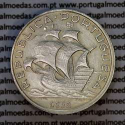 5 escudos 1932 prata, 5$00 1932 prata da República Portuguesa, (Bela), World Coins Portugal KM 581 01