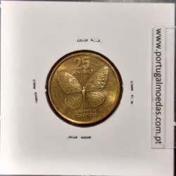 Philippines 25 Sentimo 1984 Brass, (UNC), Coins of the World Philippines KM 241.1