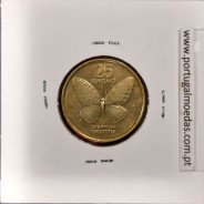 Filipinas 25 Sentimo 1990 Latão, (SOB), World Coins Philippines KM 241.1