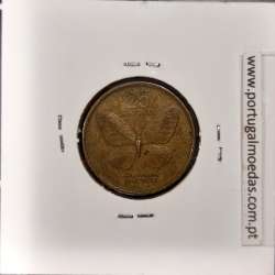 Filipinas 25 Sentimo 1990 Latão, (MBC), World Coins Philippines KM 241.1