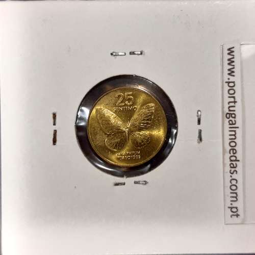 Filipinas 25 Sentimo 1994 Latão, (Sob), World Coins Philippines KM 241.2
