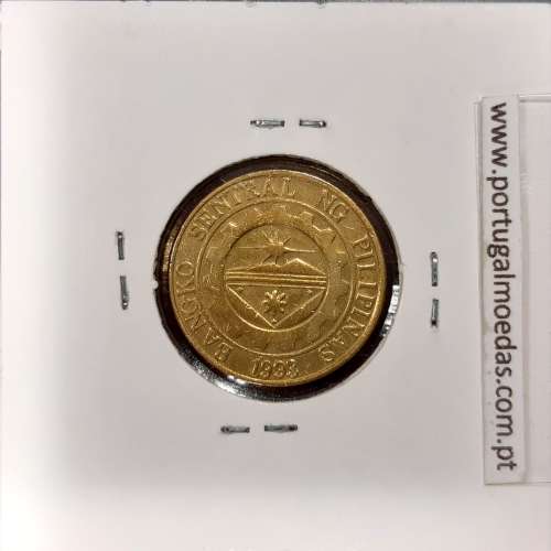 Filipinas 25 Sentimo 2003 Latão, (Bela), World Coins Philippines KM 271a