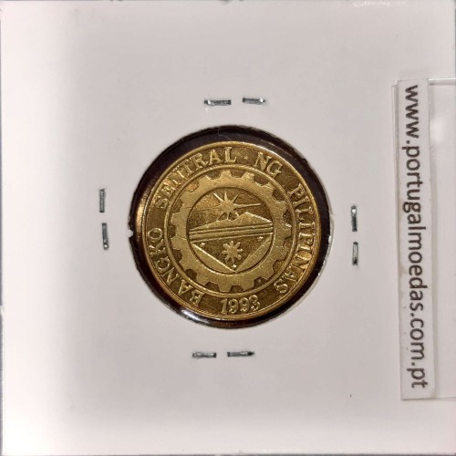 Philippines 25 Sentimo 1996 Brass, (AU), Coins of the World Philippines KM 271