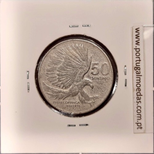 Philippines 50 Sentimo 1984 Copper-Nickel, (F), Coins of the World Philippines KM 242.1