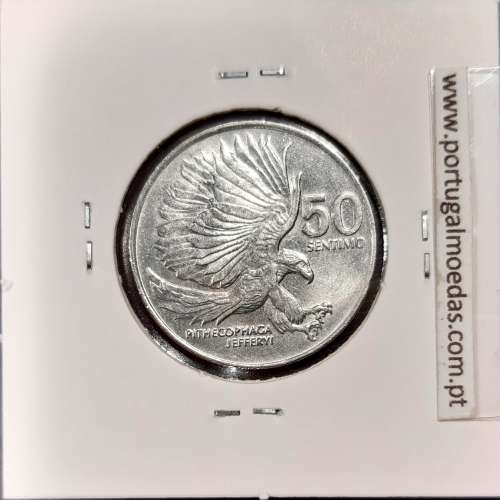 Philippines 50 Sentimo 1986 Copper-Nickel, (UNC), Coins of the World Philippines KM 242.1