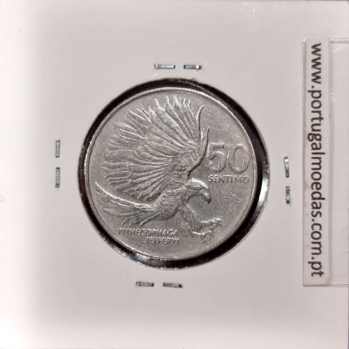 Philippines 50 Sentimo 1986 Copper-Nickel, (VF+), Coins of the World Philippines KM 242.1