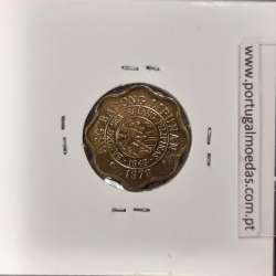 Filipinas 5 Sentimos 1979 Latão, (Sob), World Coins Philippines KM 225