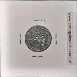 Filipinas 5 Sentimo 1990 Aluminio, (Bela), World Coins Philippines KM 239