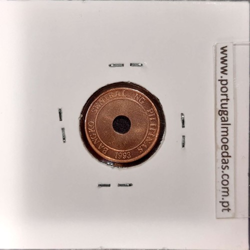 Philippines 5 Sentimo 1995 Copper-Steel, (UNC), Coins of the World Philippines KM 268