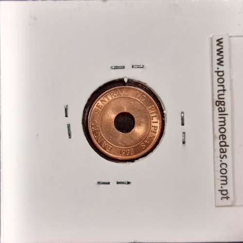 Filipinas 5 Sentimo 1999 Aço-Cobre, (Sob), World Coins Philippines KM 268