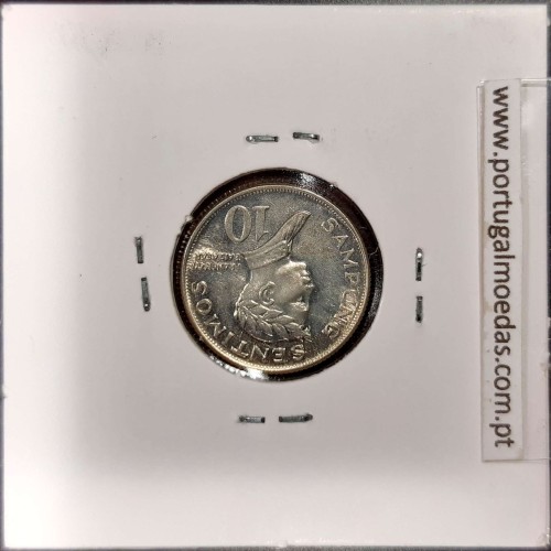Philippines 10 Sentimos 1967 Copper-Nickel-Zinc, (UNC), Coins of the World Philippines KM 198