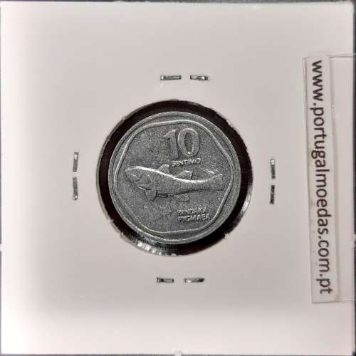 Philippines 10 Sentimo 1992 Aluminium, reverse legend "PYGMAEA" (UNC), Coins of the World Philippines KM 240.2b