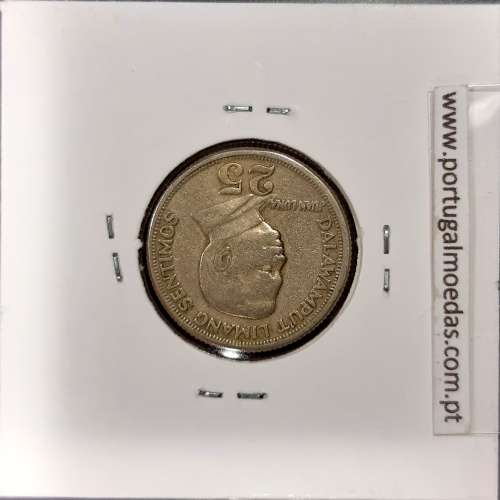 Filipinas 25 Sentimos 1971 Cupro-Niquel, (MBC), World Coins Philippines KM 199