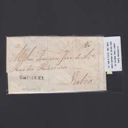 Carta Pré-Filatélica circulada de Coimbra para Lisboa datada de 20-06-1829