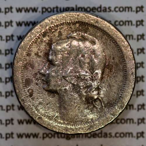 Portugal, cupronickel coin of 20 Centavos 1922, RARE, struck from the same die as the specimen in the Novo Banco Collection. (F)